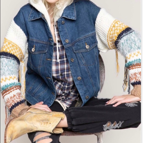 POL-KNIT SLEVES JEAN JACKETS - Picture 4 of 16